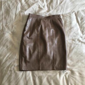 Insane 80s Vintage SEXY Leather Skirt